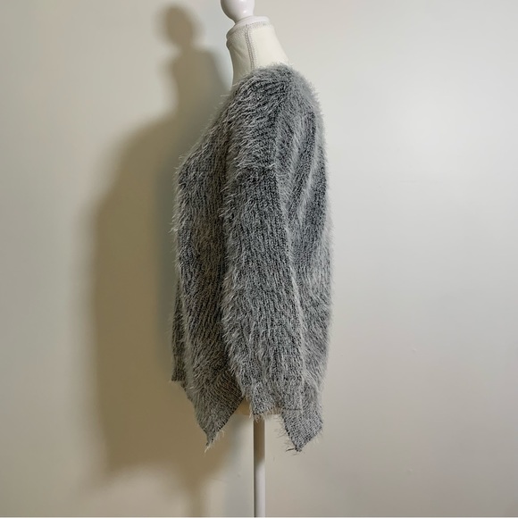Gray Furry Sweater imported from Korea - Picture 8 of 9